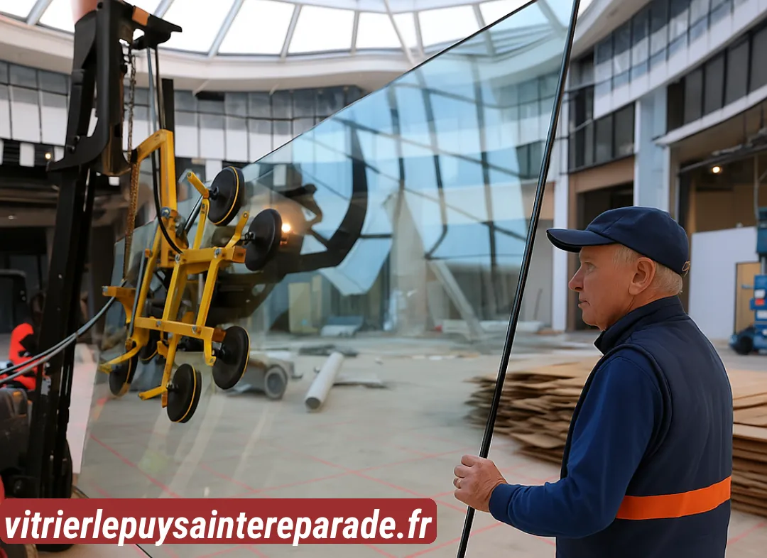 Remplacement de vitrine magasin Le Puy-Sainte-Réparade